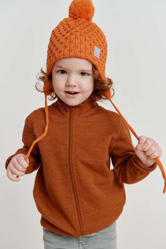 Toddler & Kids Merino Wool Full-Zip Sweatshirt - Mahin