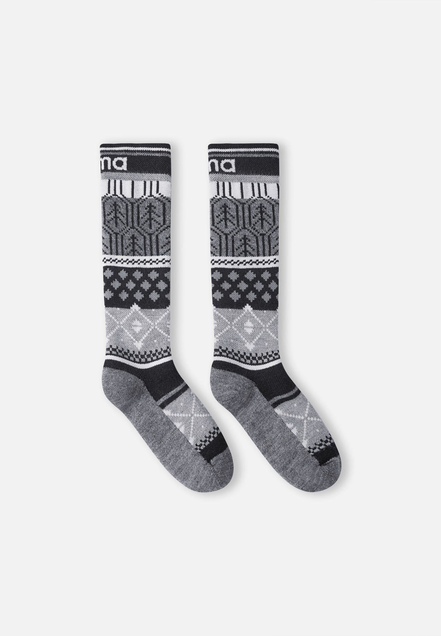 Merino Wool Blend Tall Ski Socks - Suksee